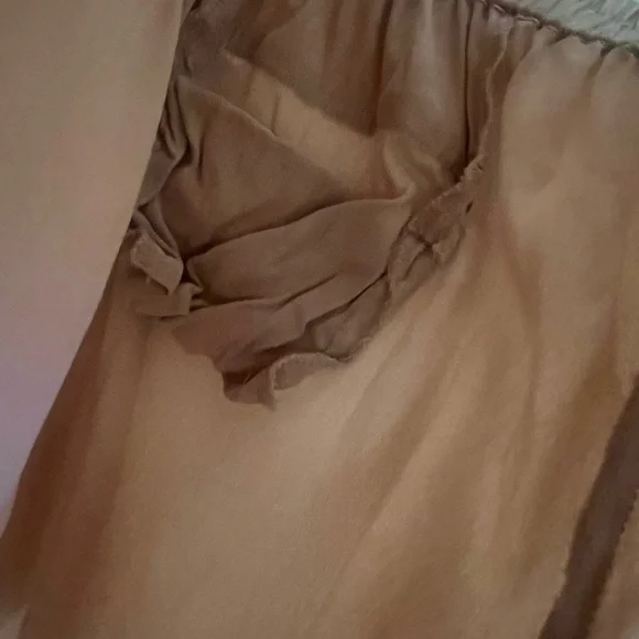 Quince Women's Washable Silk Sleepwear Set Size L Toasted Almond - Picture 8 of 10